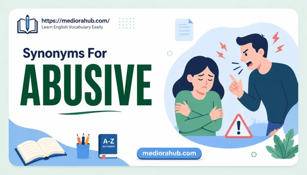 synonyms for abusive
