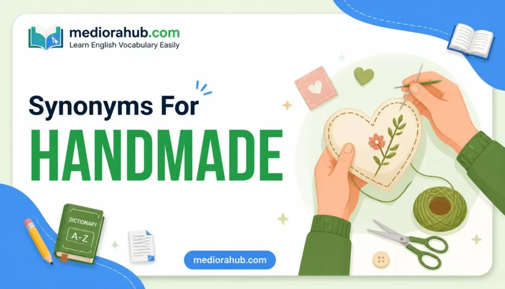 synonyms for handmade