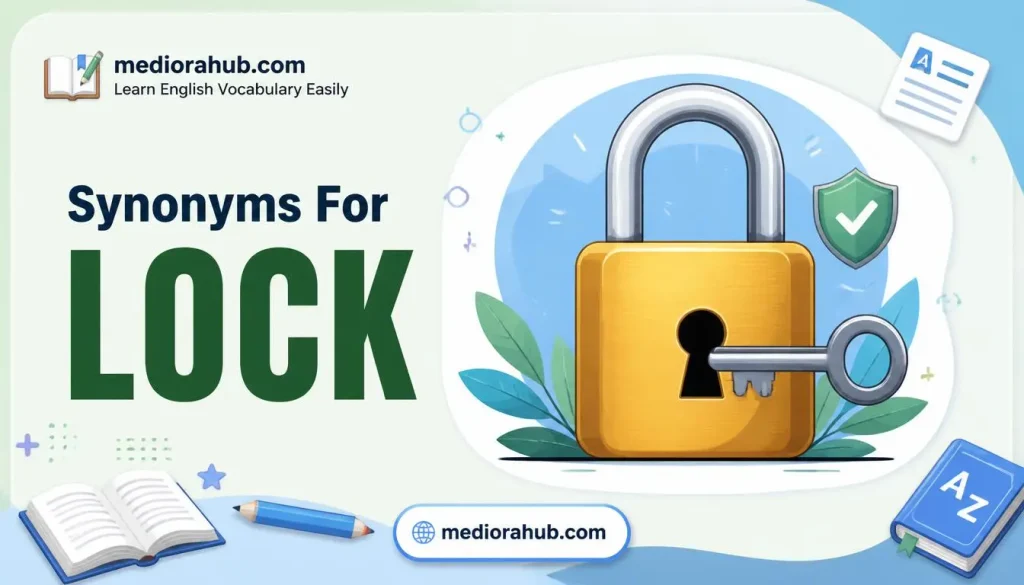 synonyms for lock