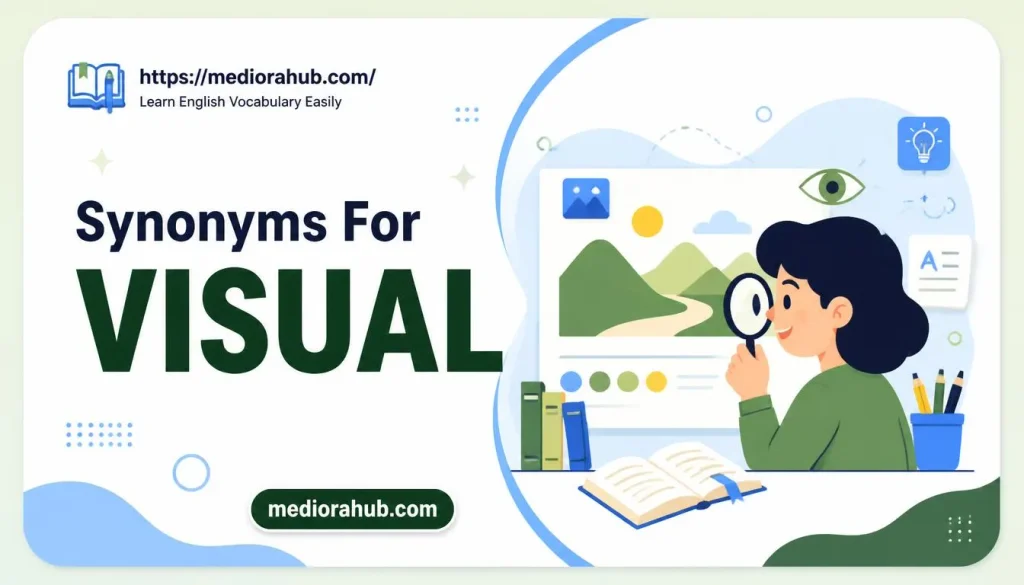 synonyms for visual