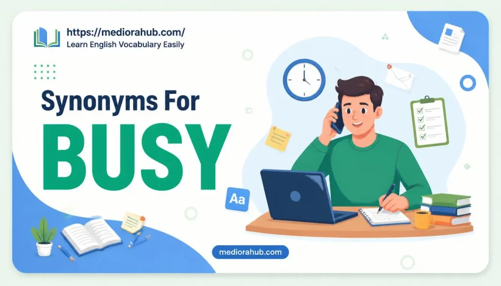 synonyms of busy