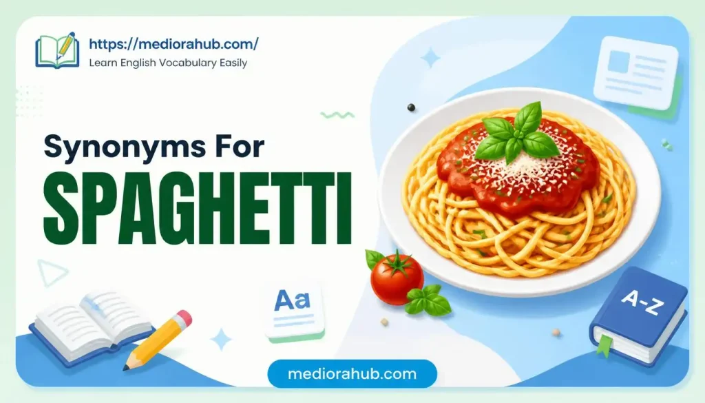 synonyms of spaghetti