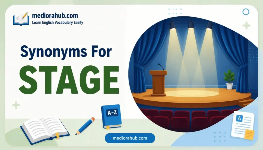 synonyms of stage