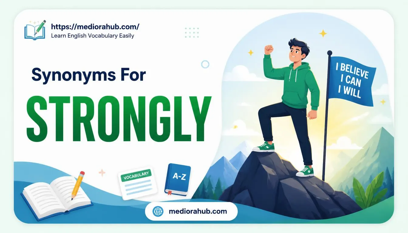 strongly believe synonyms