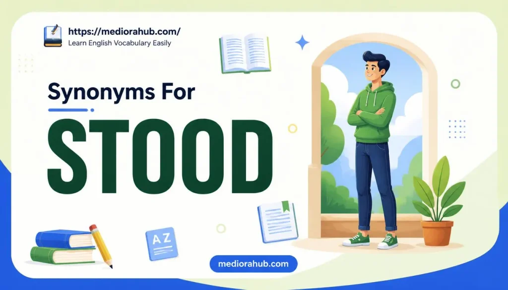 synonyms for stood
